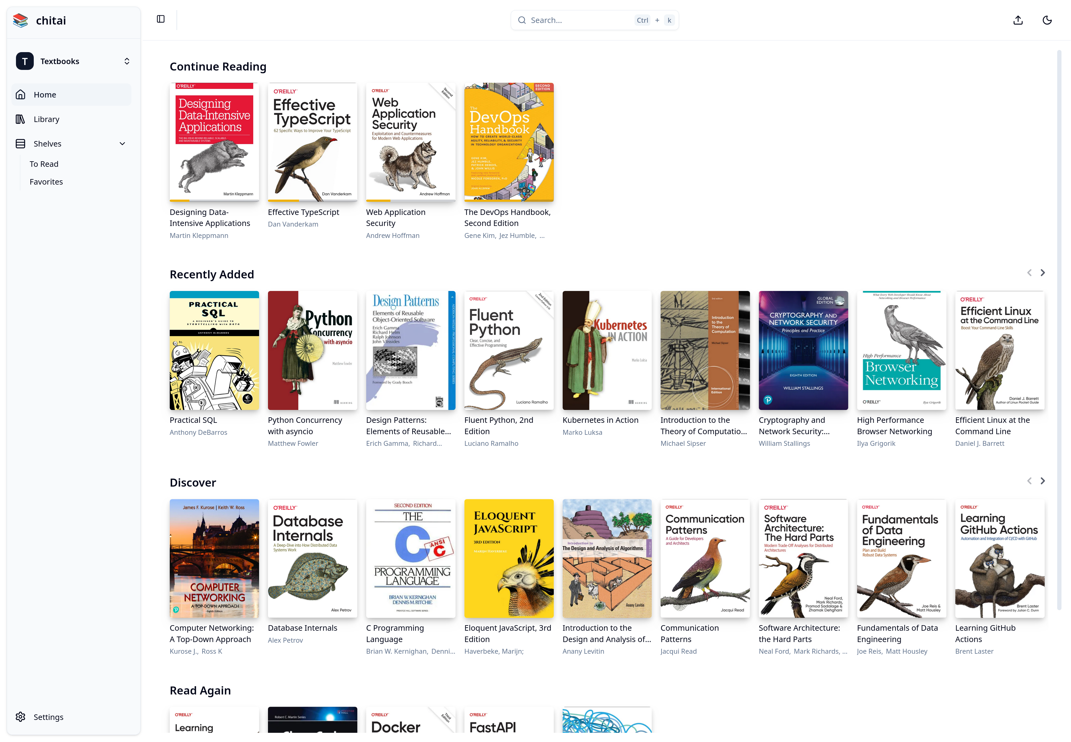 Library Home Page